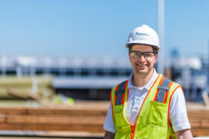 Forrester Construction Senior Project Manager PPE Safety on Jobsite