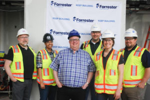 Forrester Construction with Owner and Architect at Round House Theatre Project